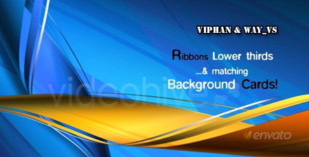 VideoHive RIBBONS Lower third & Background COMBO