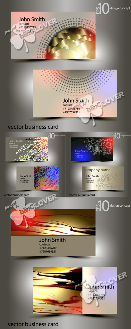 Business card set 0202