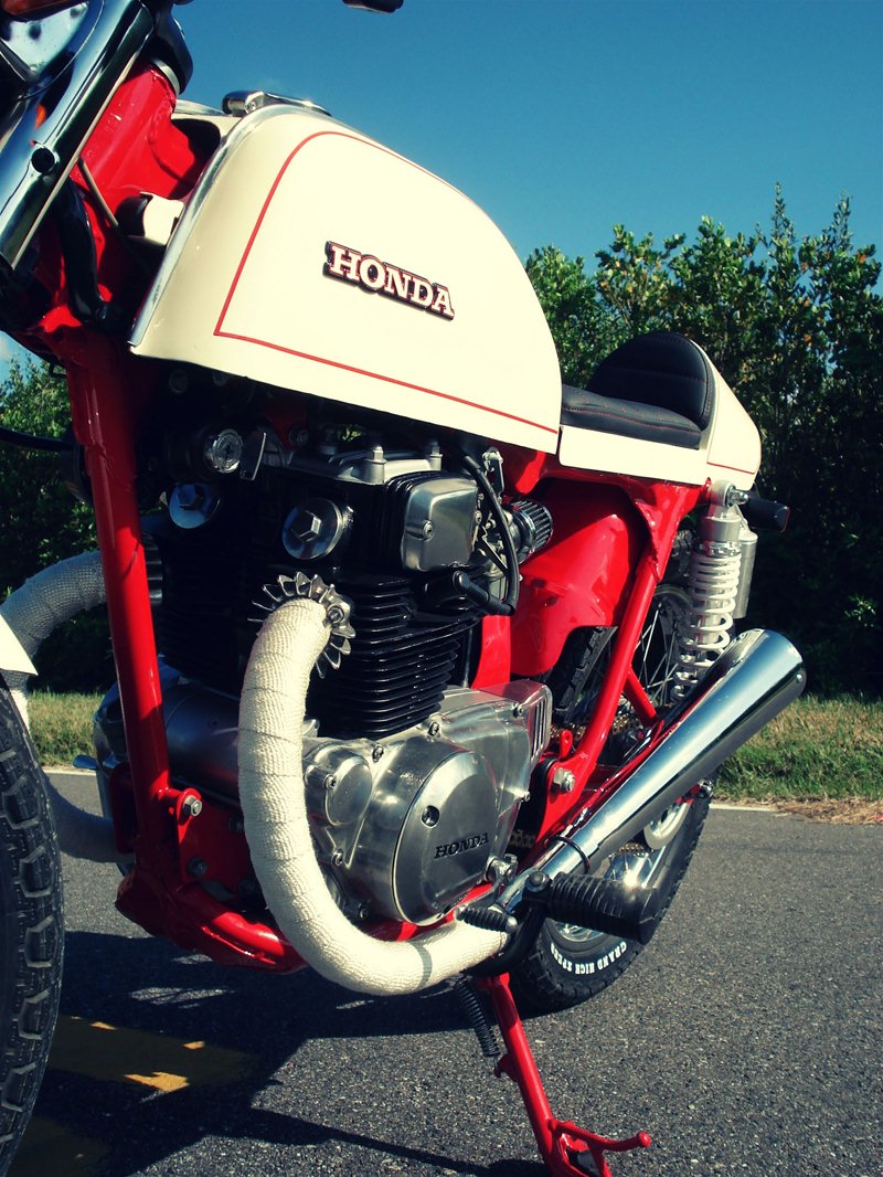 Кафе рейсер Honda CB200T 1975