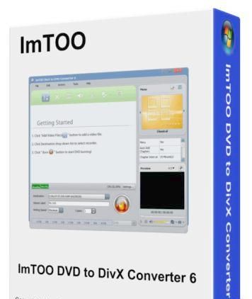 6 май 2011 Скачать бесплатно ImTOO DVD to DivX Converter v 6.5.5.042