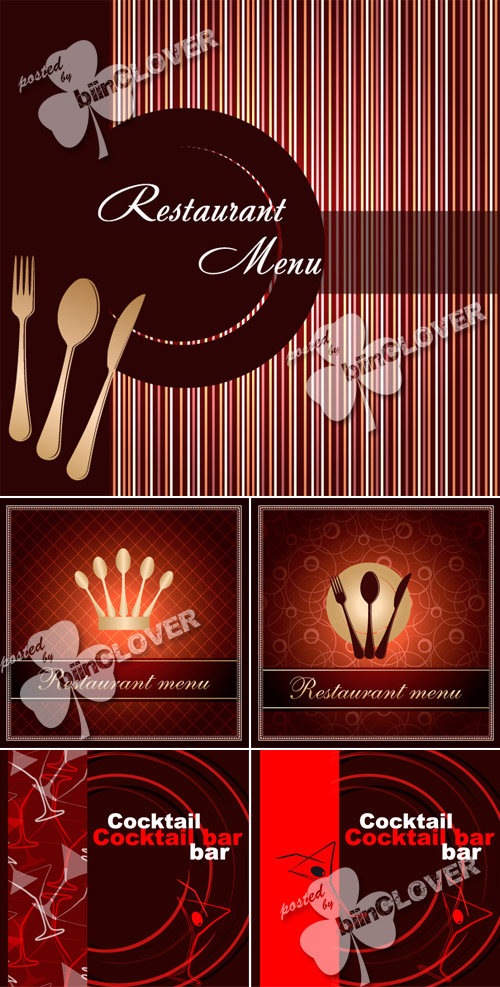 Template for a restaurant menu 0205