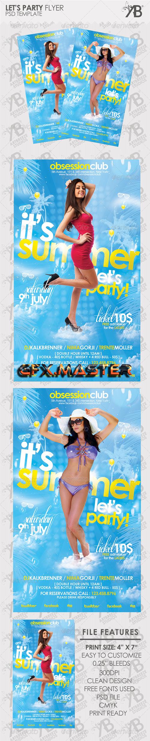 GraphicRiver - Let039;s Party Flyer