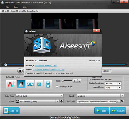  Aiseesoft 3D Converter 6.3.6 (2012) 