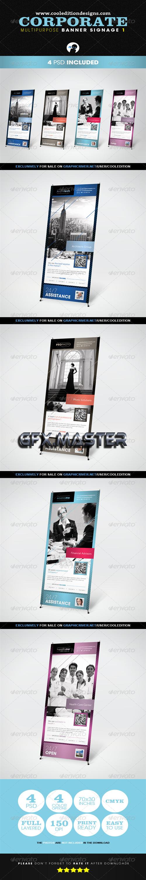 GraphicRiver - Corporate - Multipurpose Banner Signage 1