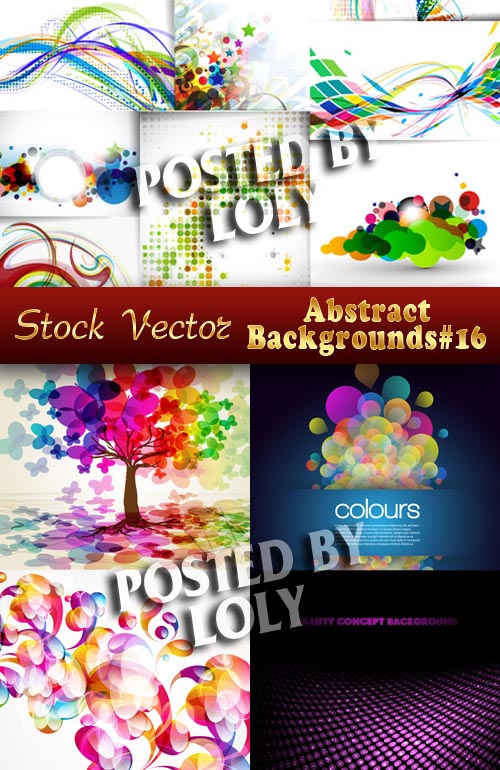 Vector Abstract Backgrounds #16  - Stock Vector