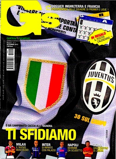 GS Guerin Sportivo + Poster Calendario Serie A e Serie B 20122013 - Settembre 2012