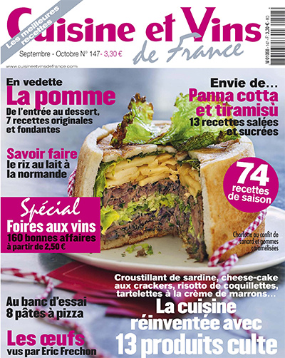 Cuisine et Vins de France 147 - SeptembreOctobre 2012