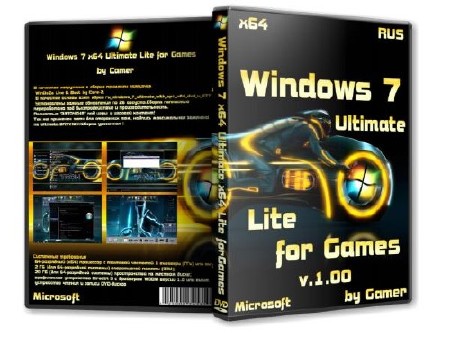 Windows 7 x64 Ultimate Lite for Games v.1.00 (2012/RUS)