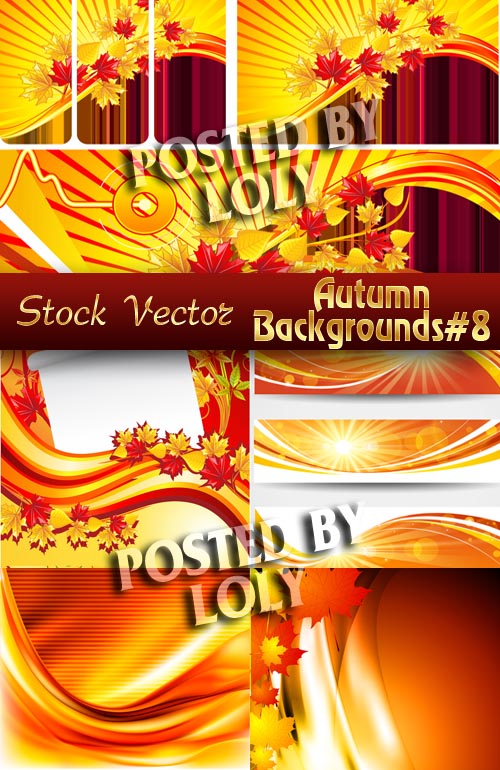 Autumn backgrounds #8 - Stock Vector