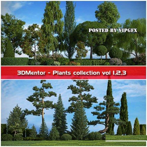 3DMentor Plants collection vol 1,2,3