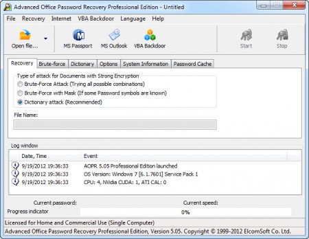 Advanced Office Password Recovery Professional 5.5.578