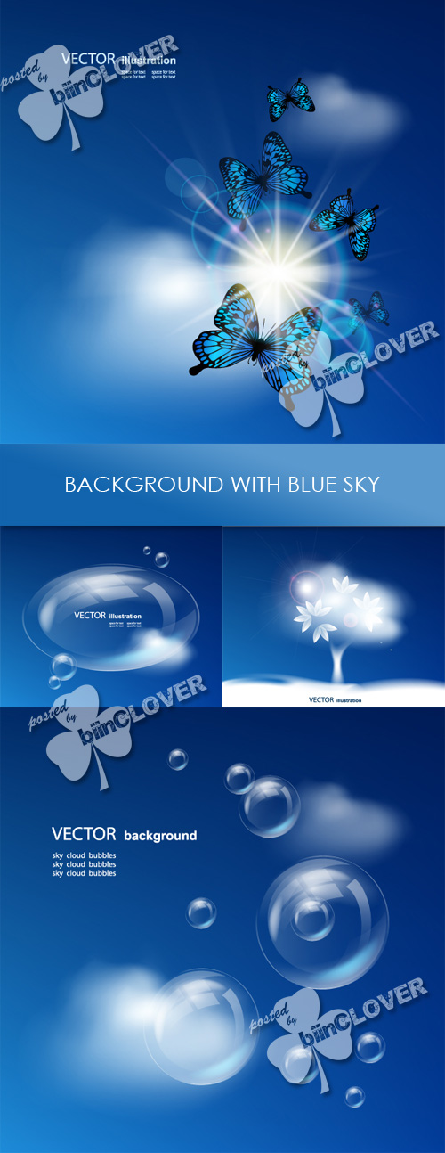 Background with blue sky 0261