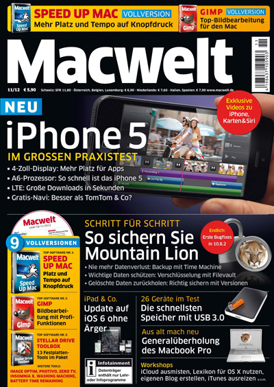 Mac Welt Magazin No 11 2012