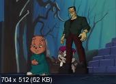 Элвин и бурундуки встречают Франкенштейна / Alvin and the Chipmunks Meet Frankenstein / 1999 / DVDRip